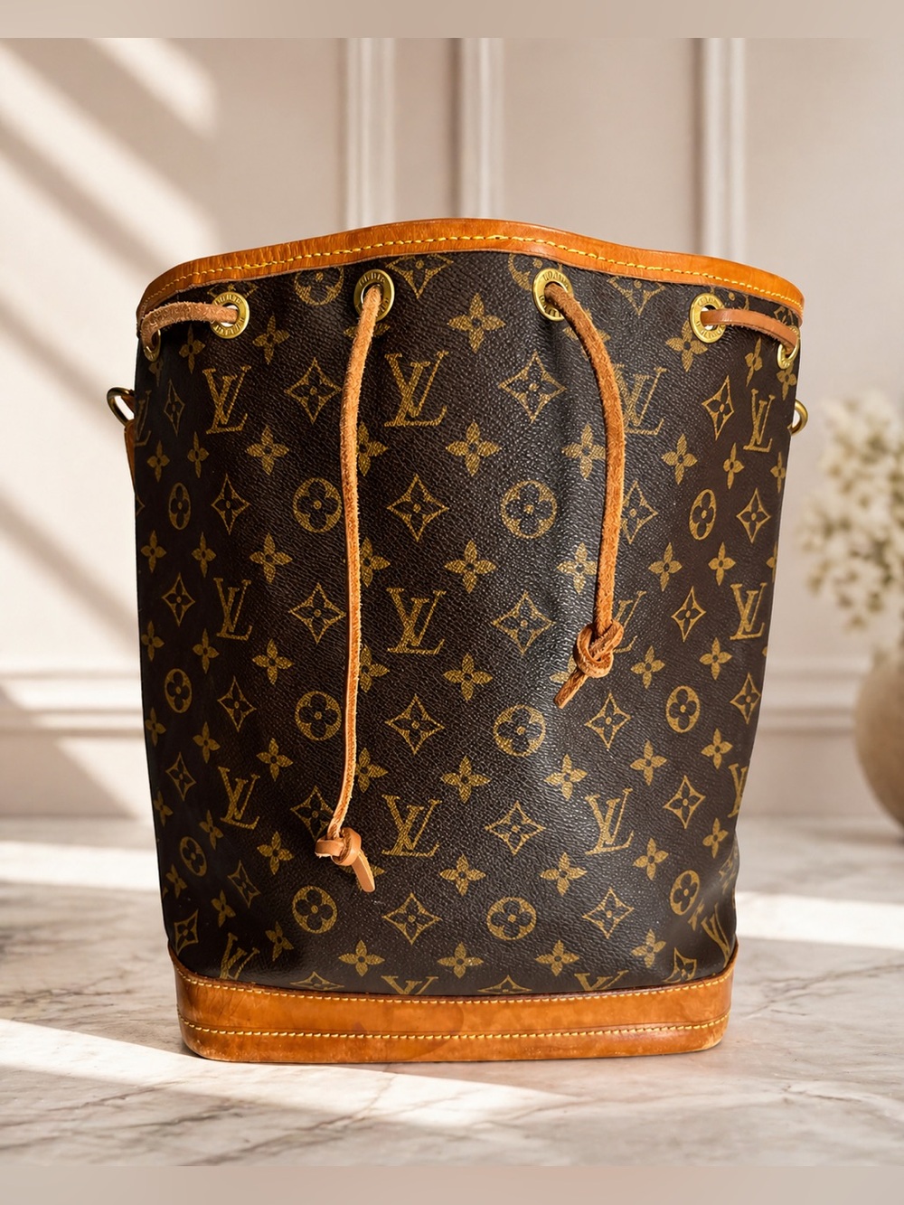 Louis Vuitton Noé Monogram Bucket Bag Vintage Authentic - Picture 3 of 16